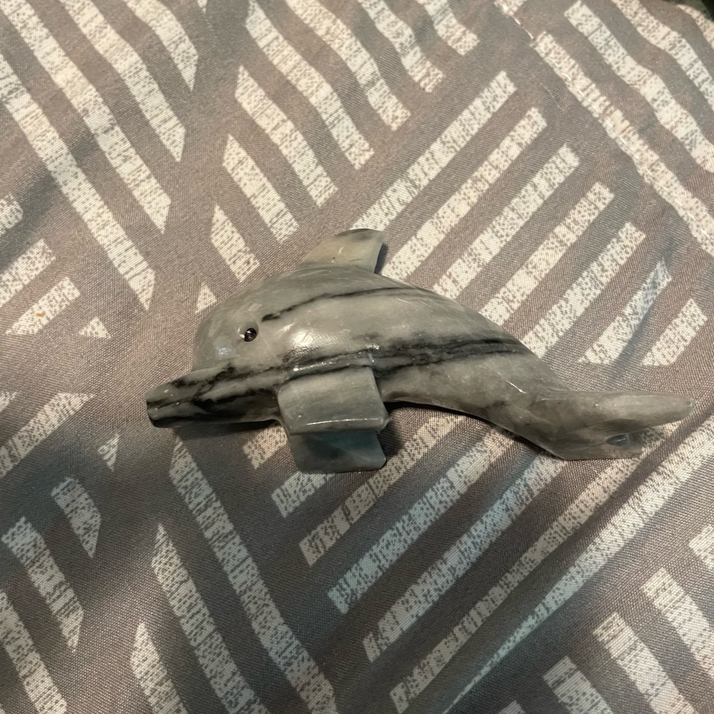 Gray Decorative Sculpture with Unique Design